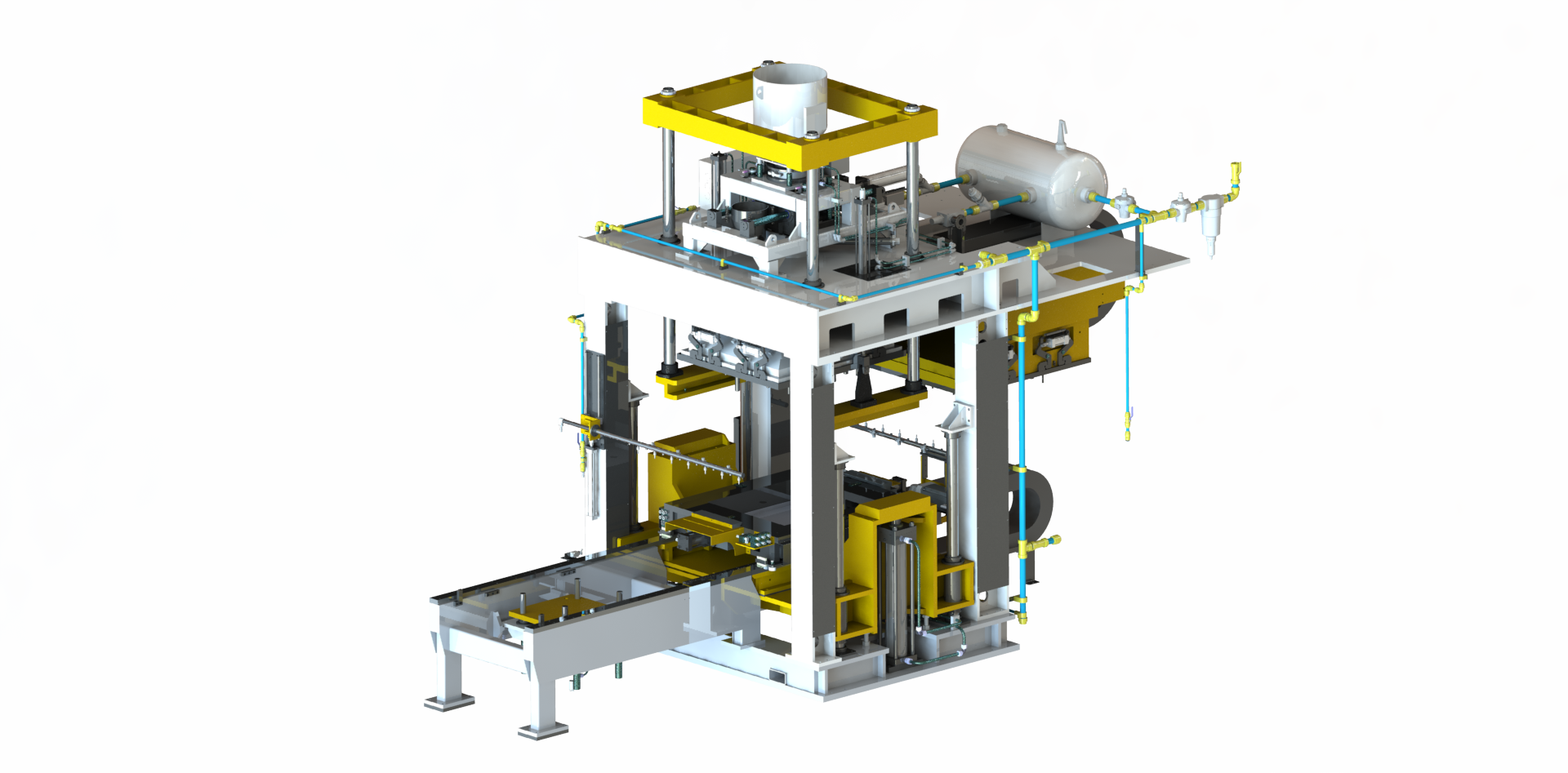 Máquina de tiradores de núcleo de caja fría
