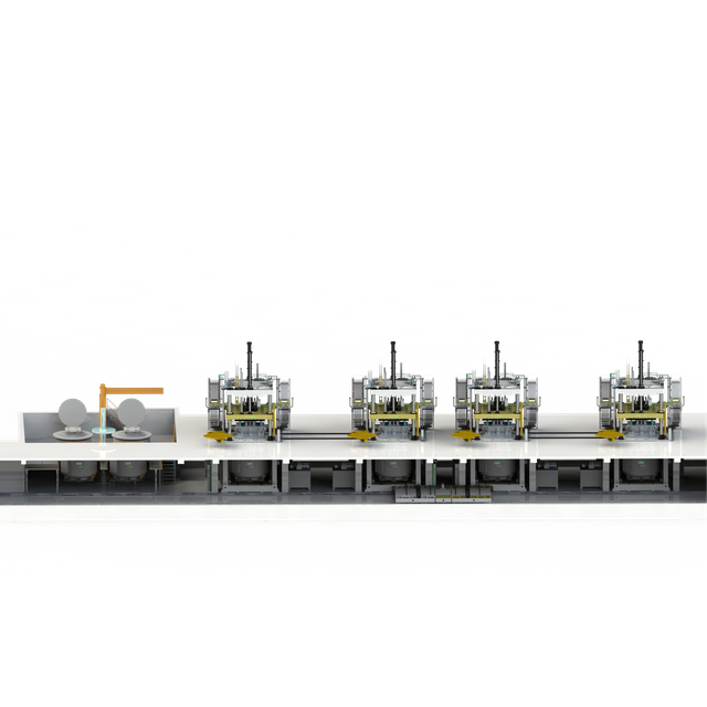 Línea de producción de fundición a presión a baja presión