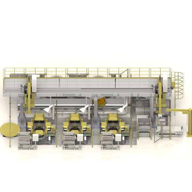 Línea de producción de fundición a presión por gravedad inclinable
