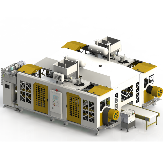 Unidad de disparo de núcleo de caja caliente de tipo vertical