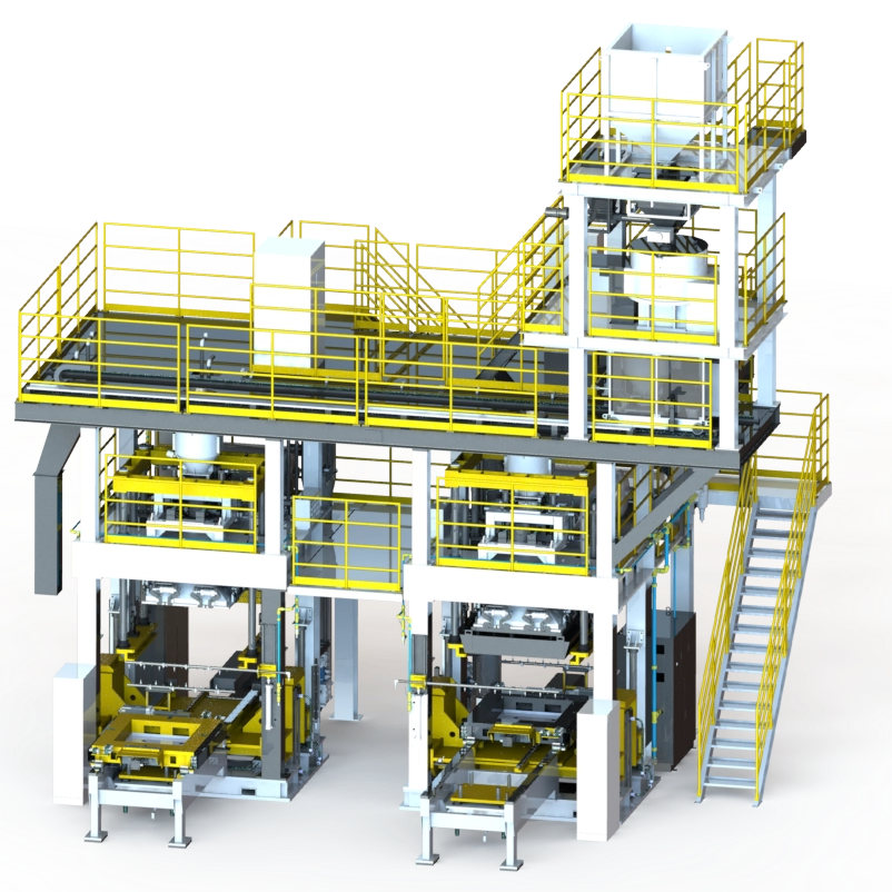 Máquina de tiradores de núcleo de caja fría