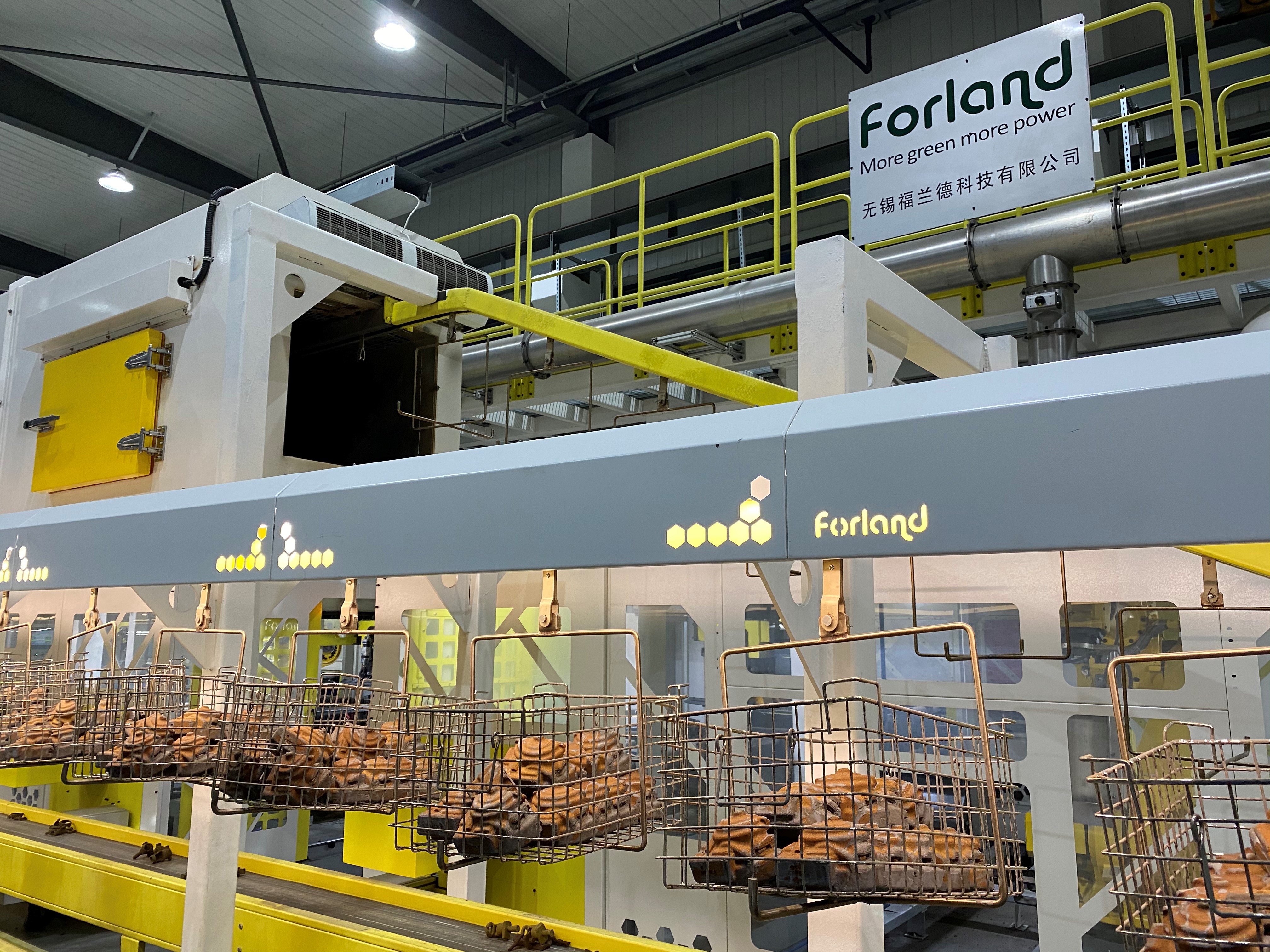 L&iacute;nea de producci&oacute;n de tiradores de n&uacute;cleo de caja caliente de tipo vertical