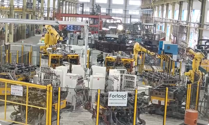 L&iacute;nea de producci&oacute;n de fundici&oacute;n a presi&oacute;n por gravedad inclinable