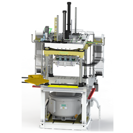 Máquina de fundición a baja presión