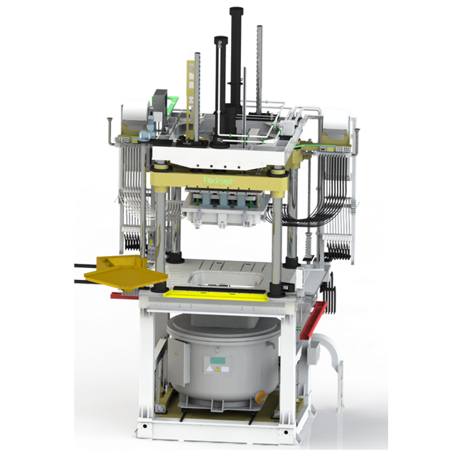 Máquina de fundición a baja presión