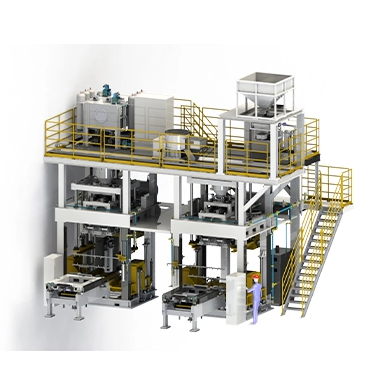Máquina de tiradores de núcleo de caja fría