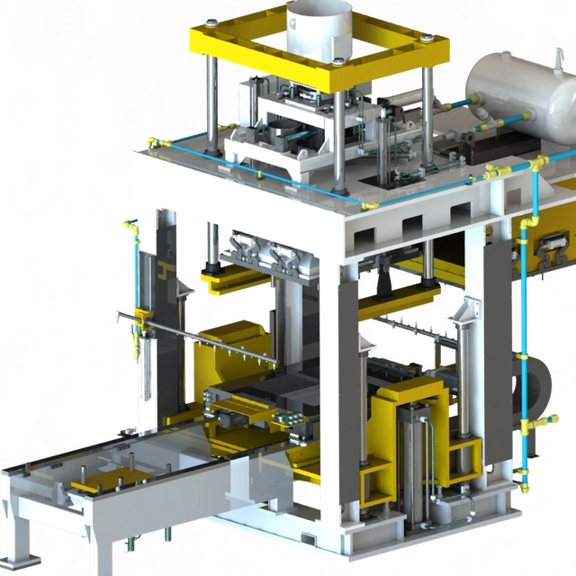 Máquina de tiradores de núcleo de caja fría