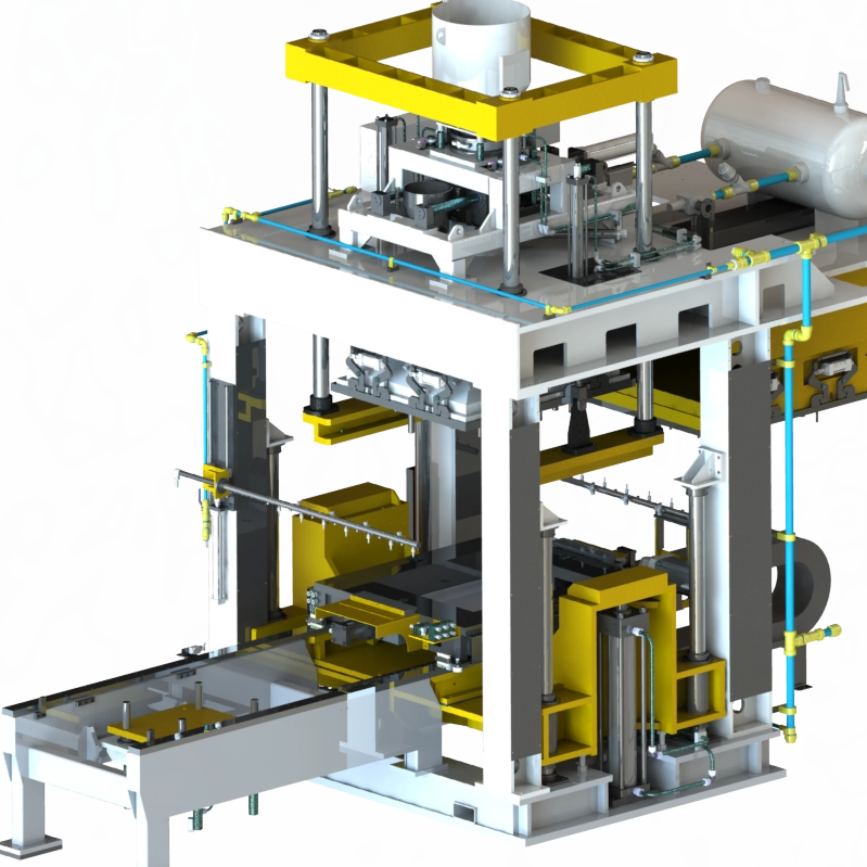 Máquina de tiradores de núcleo de caja fría